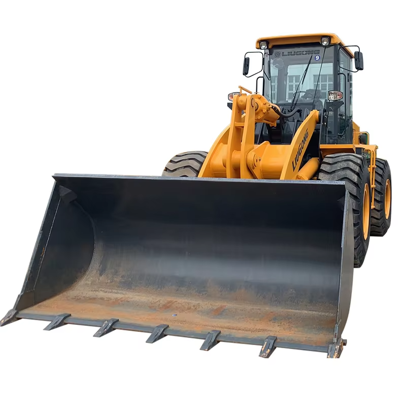 Used Liugong CLG855N 4 wheel drive backhoe and loader 5Ton Construction Machinery in good condition