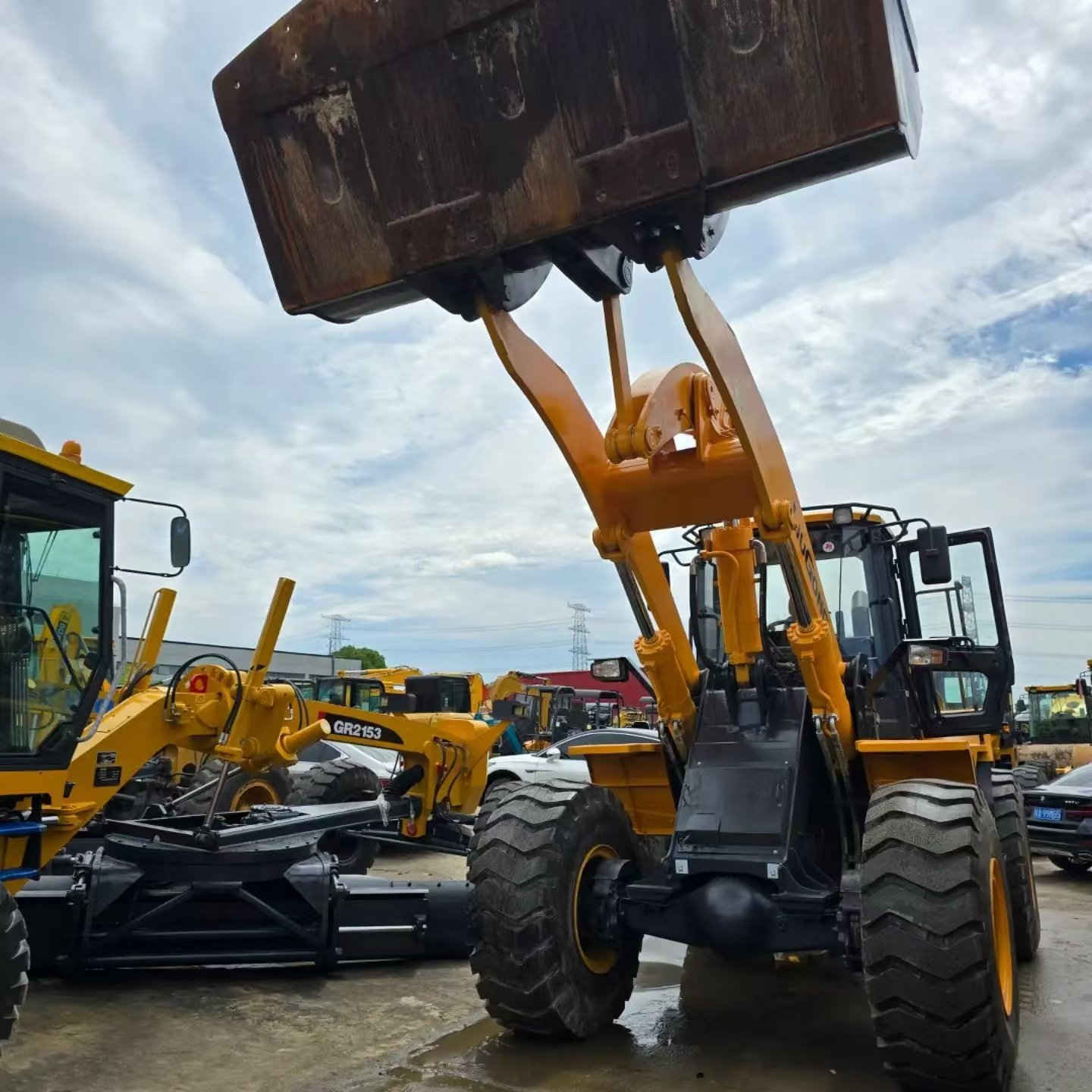 Hot New Used CLG862H 15 Ton Front Tractor Loader with Weichai Engine Pump Gearbox PLC Core for Restaurants Cheap Price