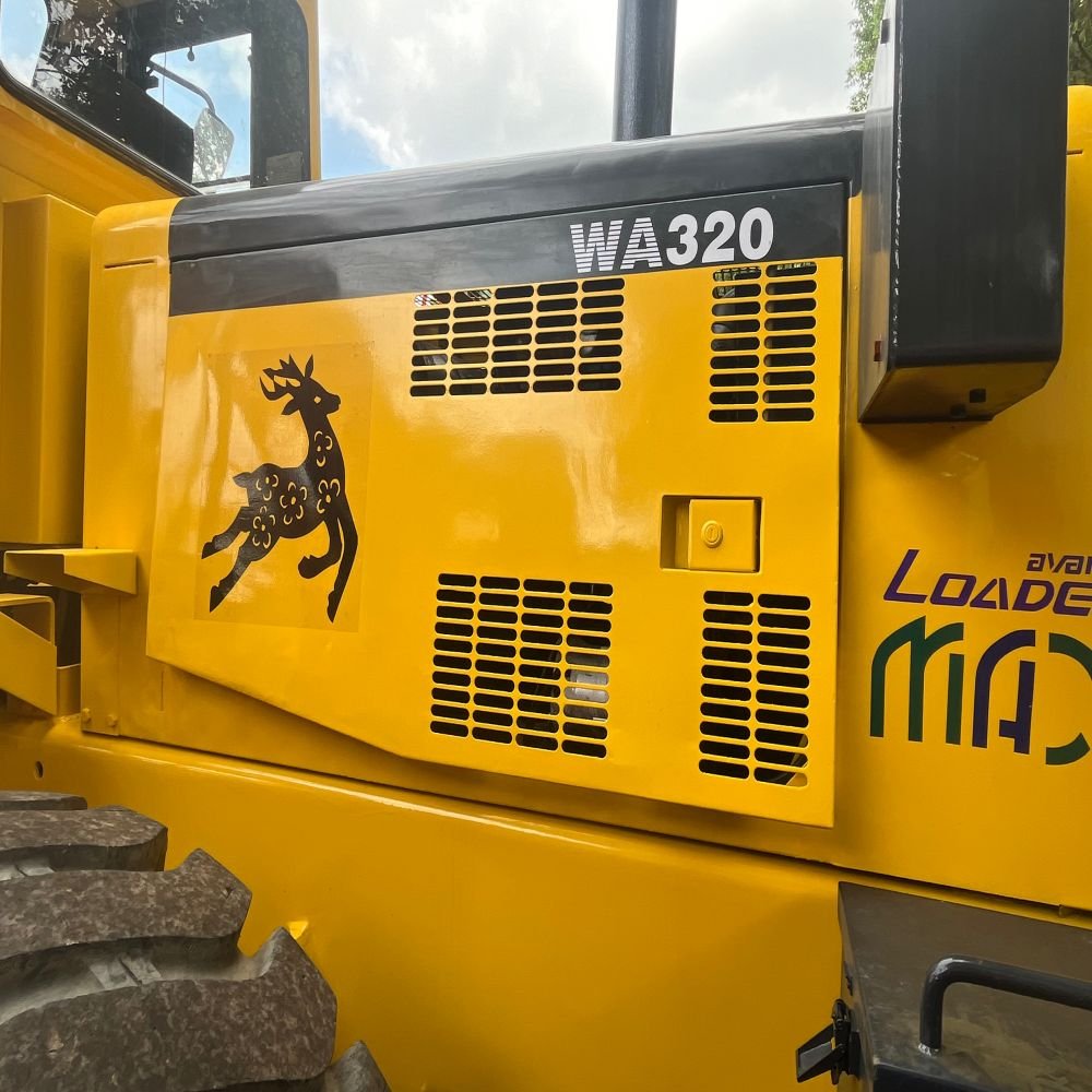 Used Komatsu WA320 Wheel Loader Machine Front Loader Cat Engine Second-Hand Equipment JCB Backhoe Loader 3CX 4CX Manufactured