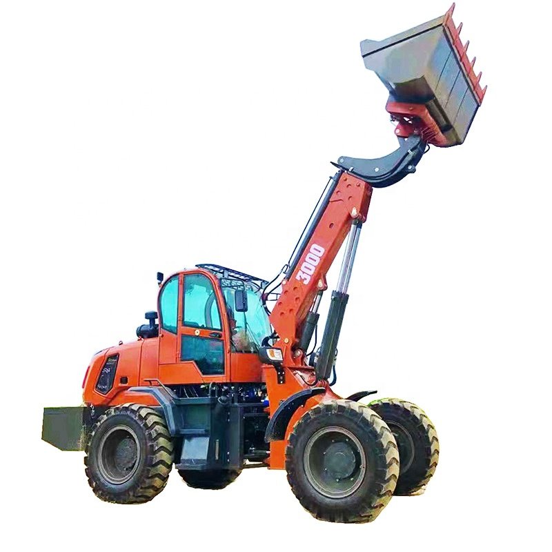 TITAN Diesel Telescopic Charger Loader 1.2cbm Capacity Factory Direct Used Front Loader 5 Ton Rated Load Engine Pump Gearbox