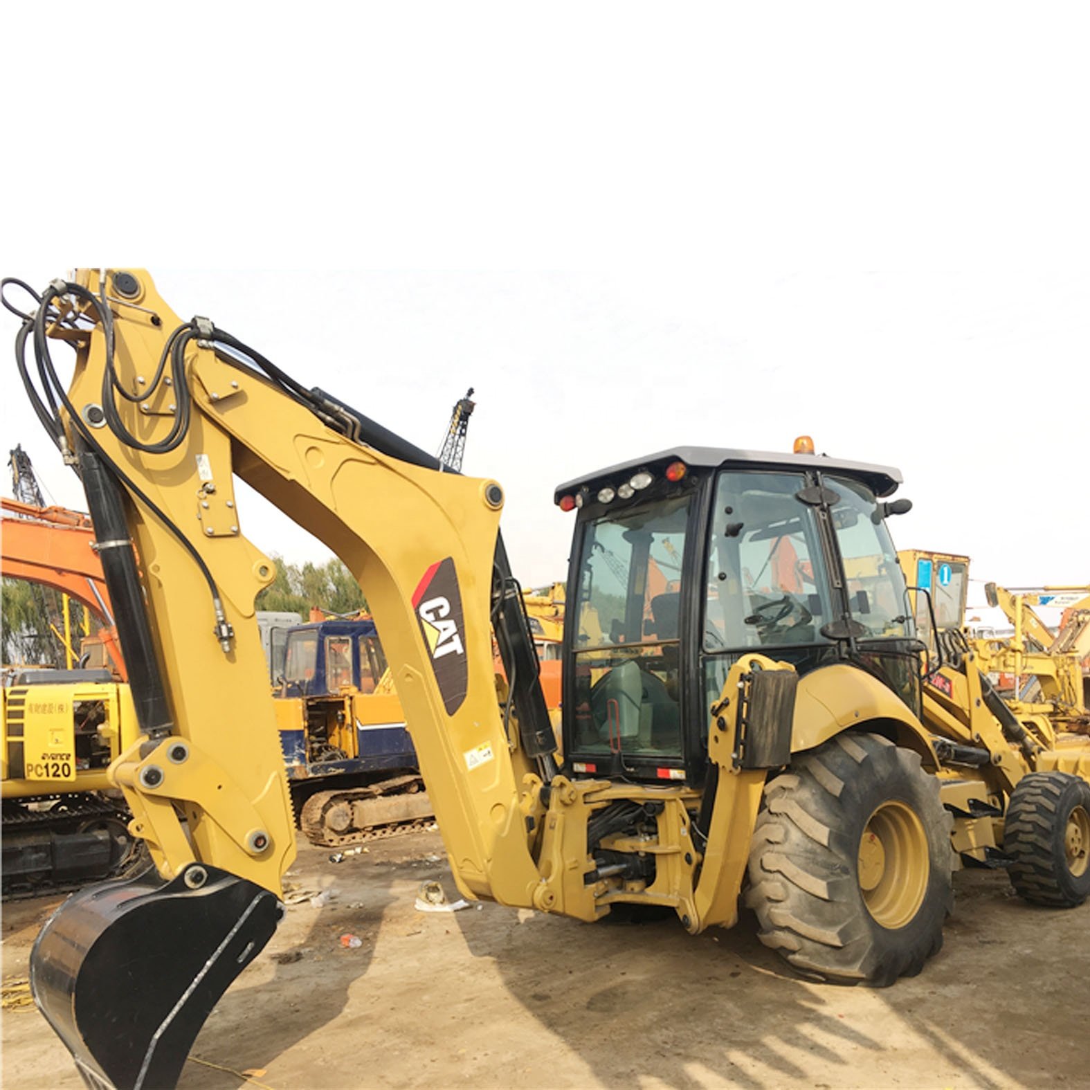 Used Caterpillar 420F 430F backhoe loader in low price construction digger machinery Second hand CAT 420f 430f loader backhoe