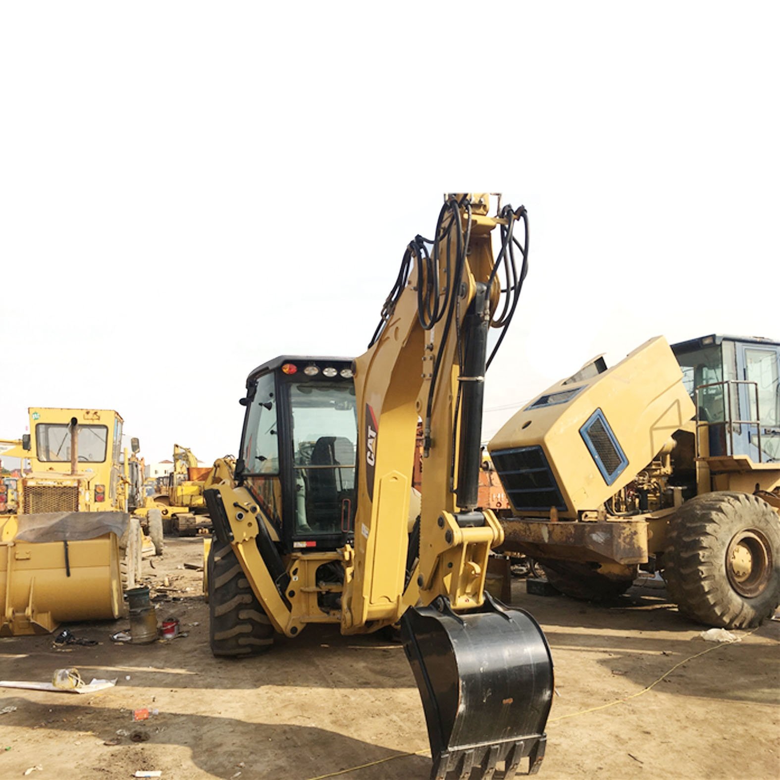 Used Caterpillar 420F 430F backhoe loader in low price construction digger machinery Second hand CAT 420f 430f loader backhoe