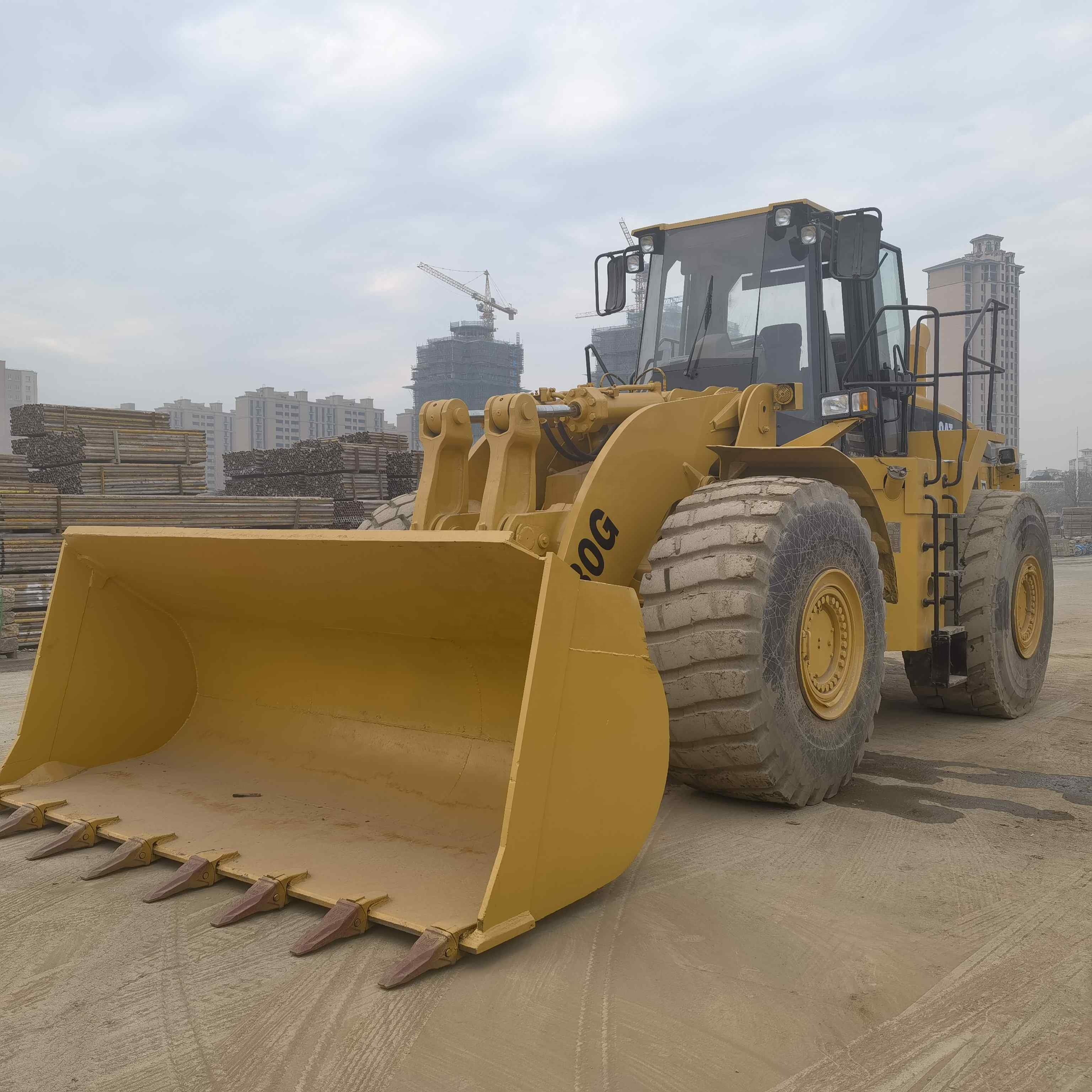 China factory used original caterpillar 980g front wheel loader hydraulic cat 980 g imported cat980