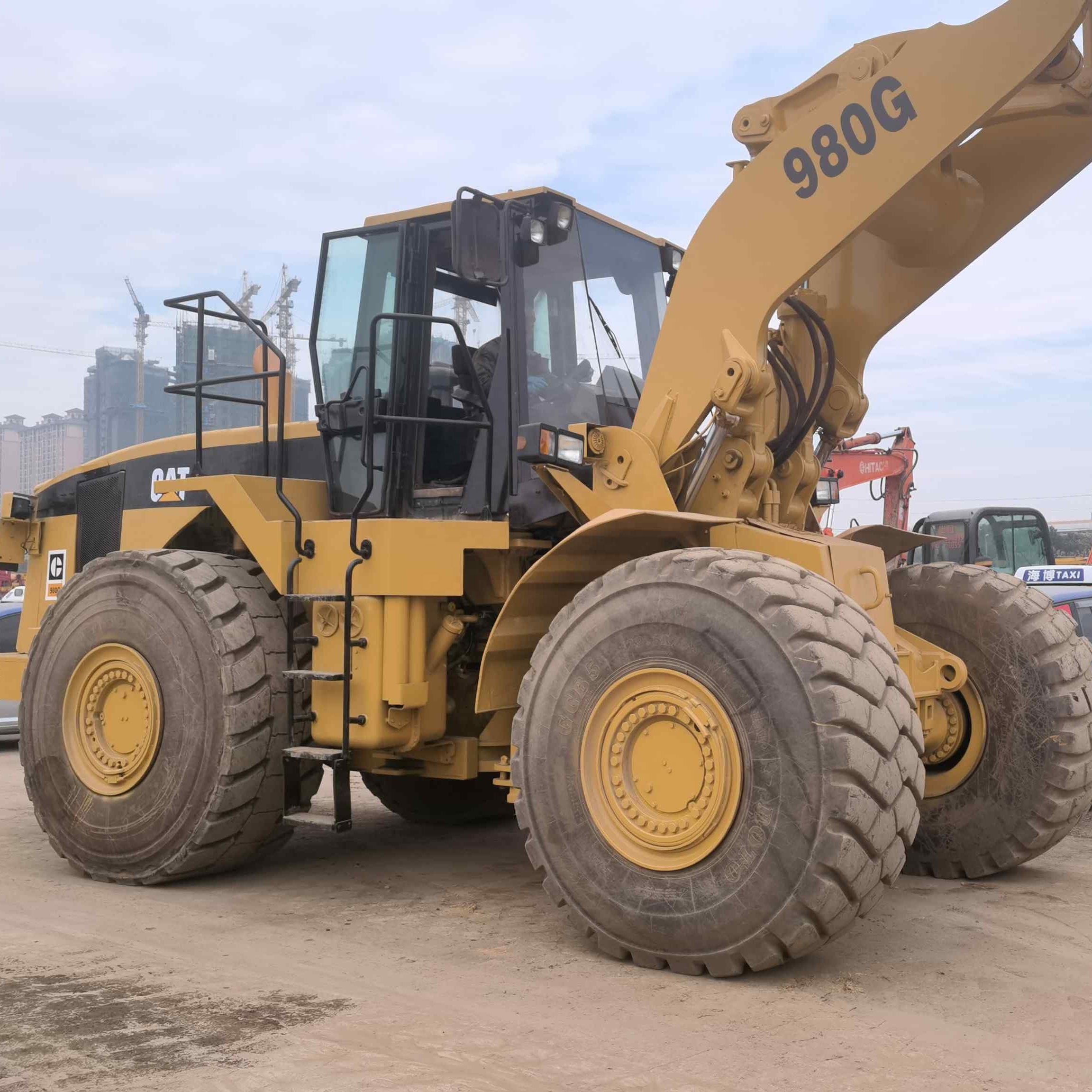 China factory used original caterpillar 980g front wheel loader hydraulic cat 980 g imported cat980