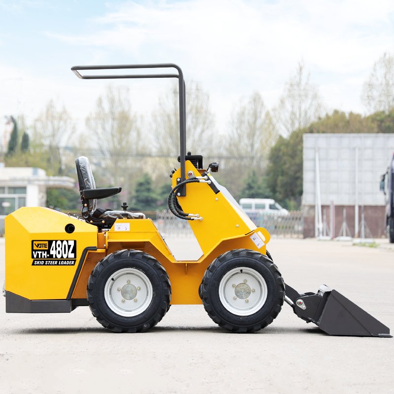 cheap mini skid steer loader EPA/EURO 5 diesel 250 kg mini skid steer loaders style mini wheel loader