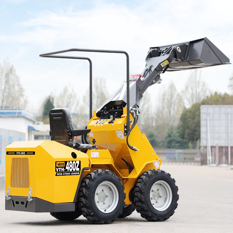 cheap mini skid steer loader EPA/EURO 5 diesel 250 kg mini skid steer loaders style mini wheel loader