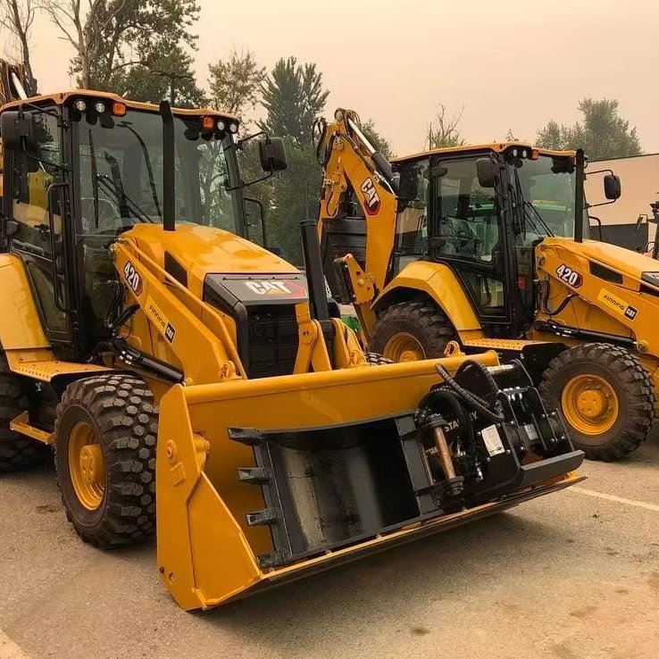 CAT Backhoe loader excavator wheel loader 4x4 Used Caterpillar 420F Backhoe Loader For Sale