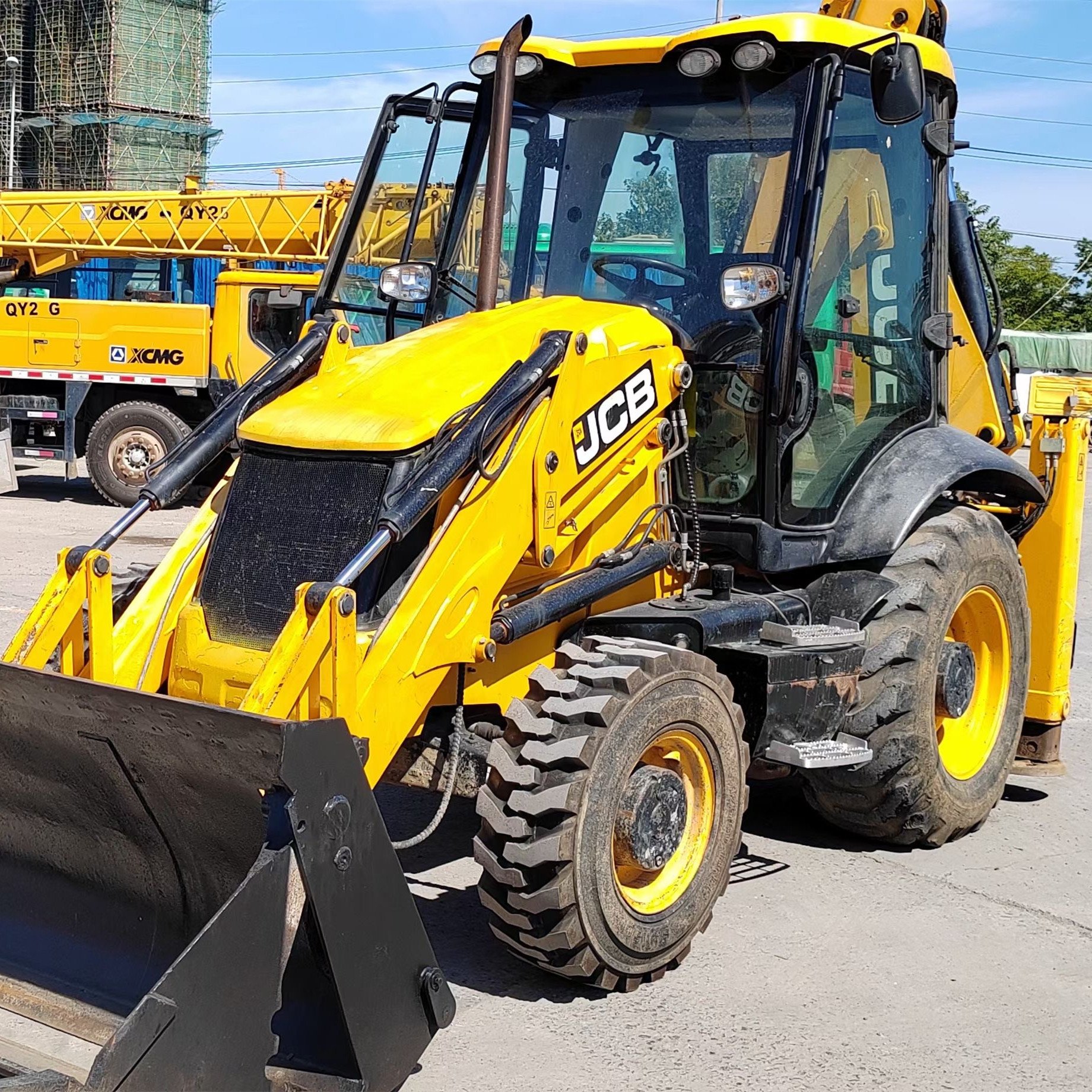 Low Working Hours 3CX 4CX Backhoe Loader Used Loaders