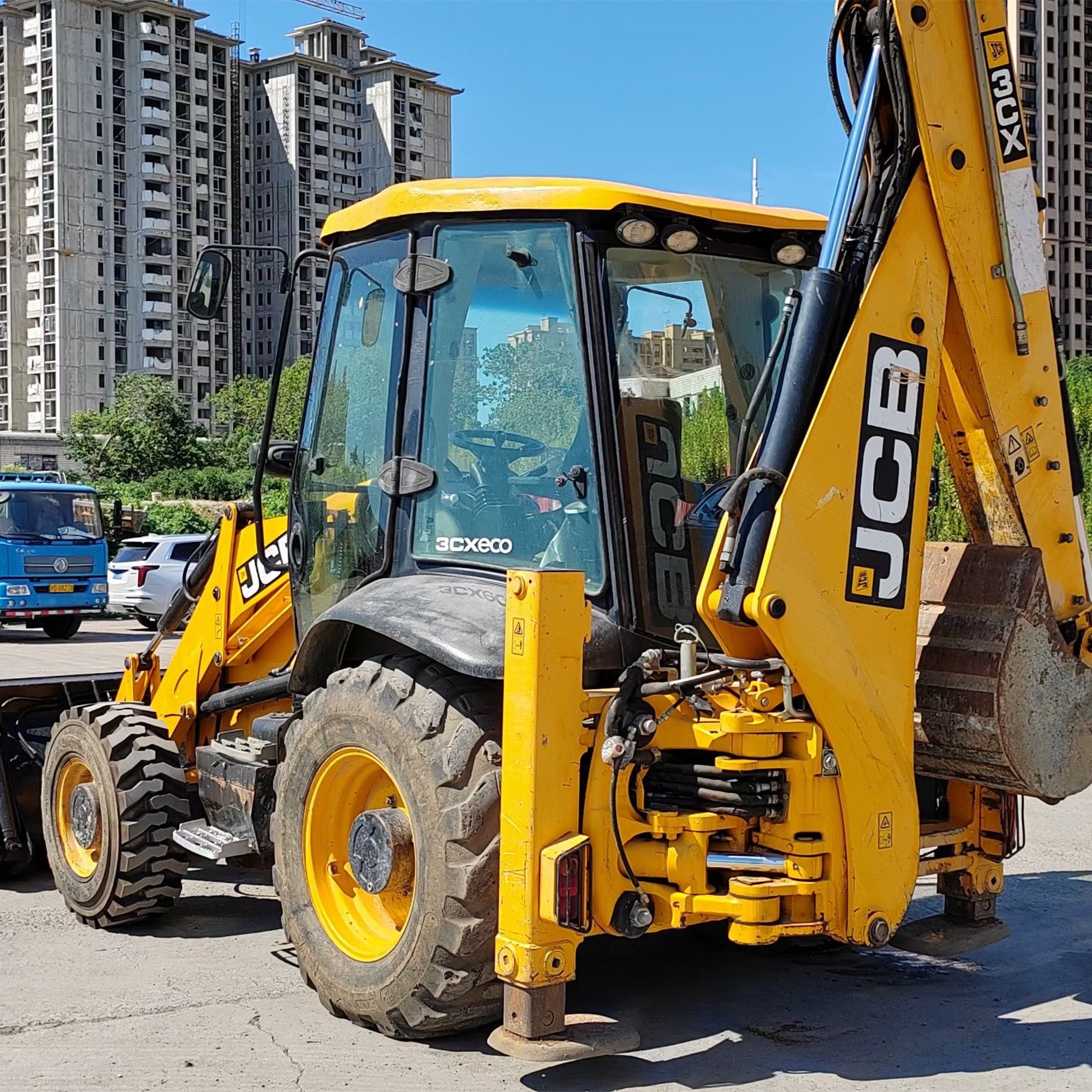 Low Working Hours 3CX 4CX Backhoe Loader Used Loaders