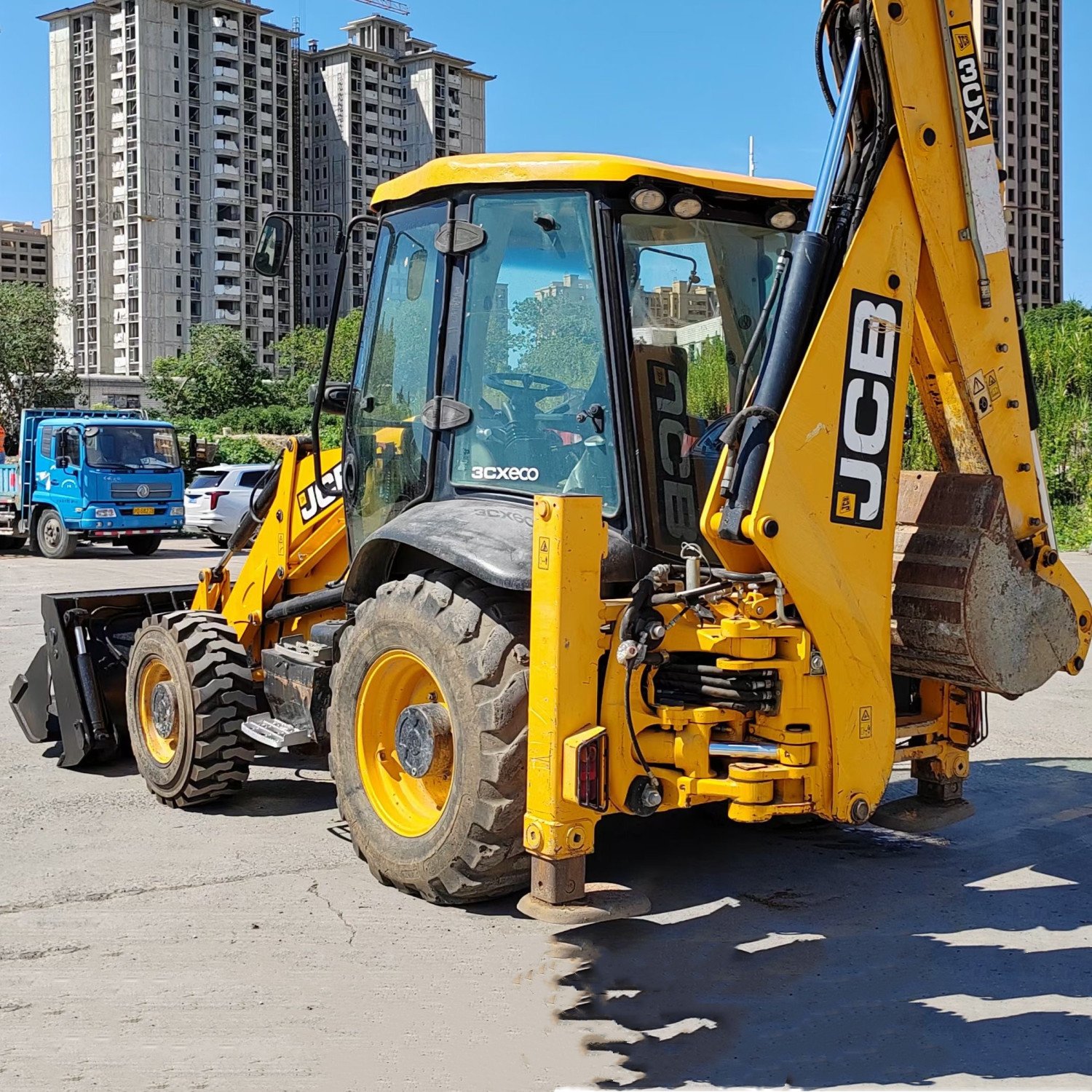 Low Working Hours 3CX 4CX Backhoe Loader Used Loaders