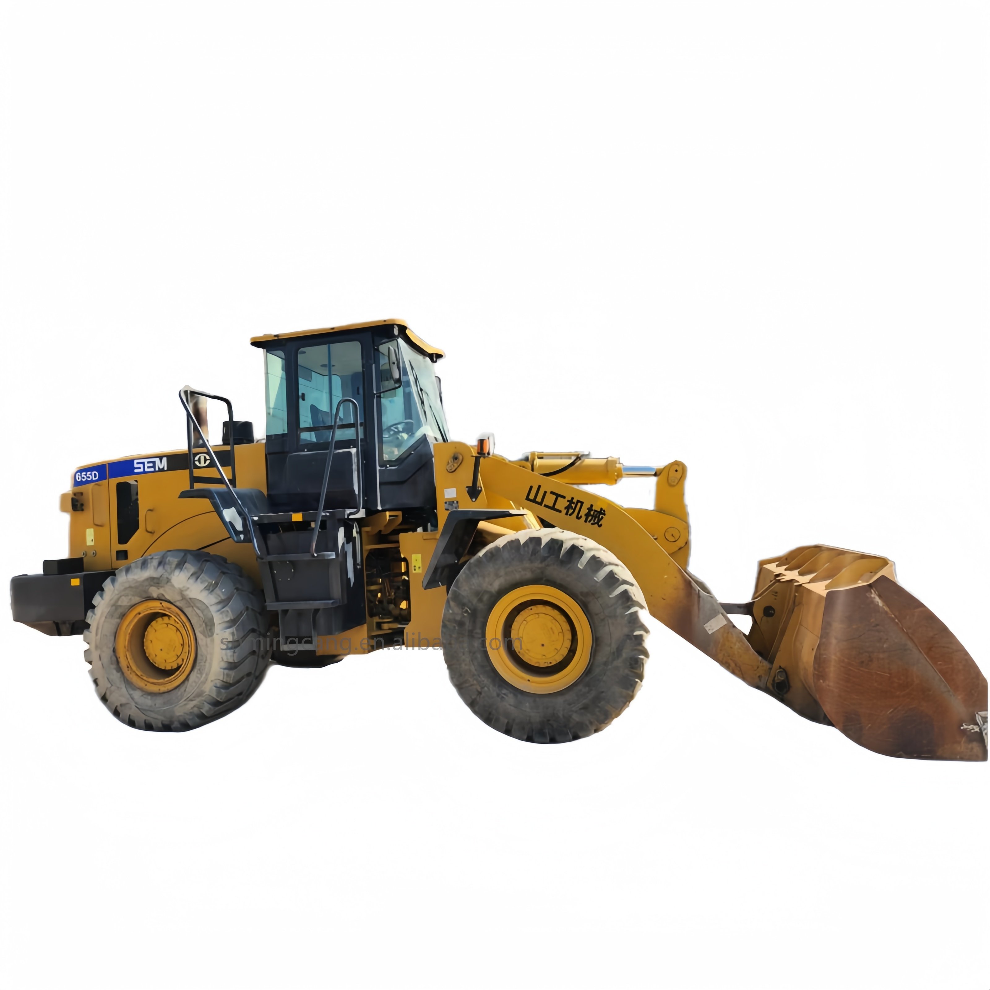 High performance SINOMADA 5 Ton 8 ton Wheel Loader Price SEM655D SEM680D Mini Front End Loaders for Sale