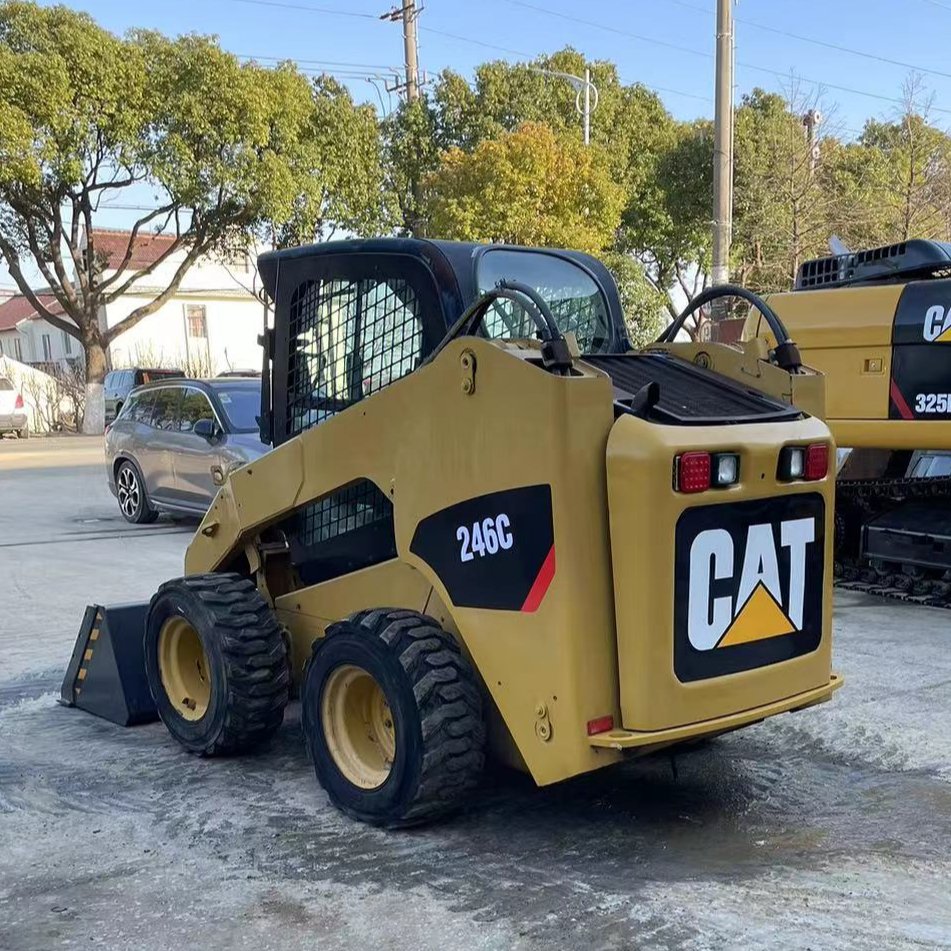 Caterpillar Cat 246c Wheel Loader Cat 289d Cat 246D Machine Factory Supply Original Provided 3 Ton America Skid Steer Loader
