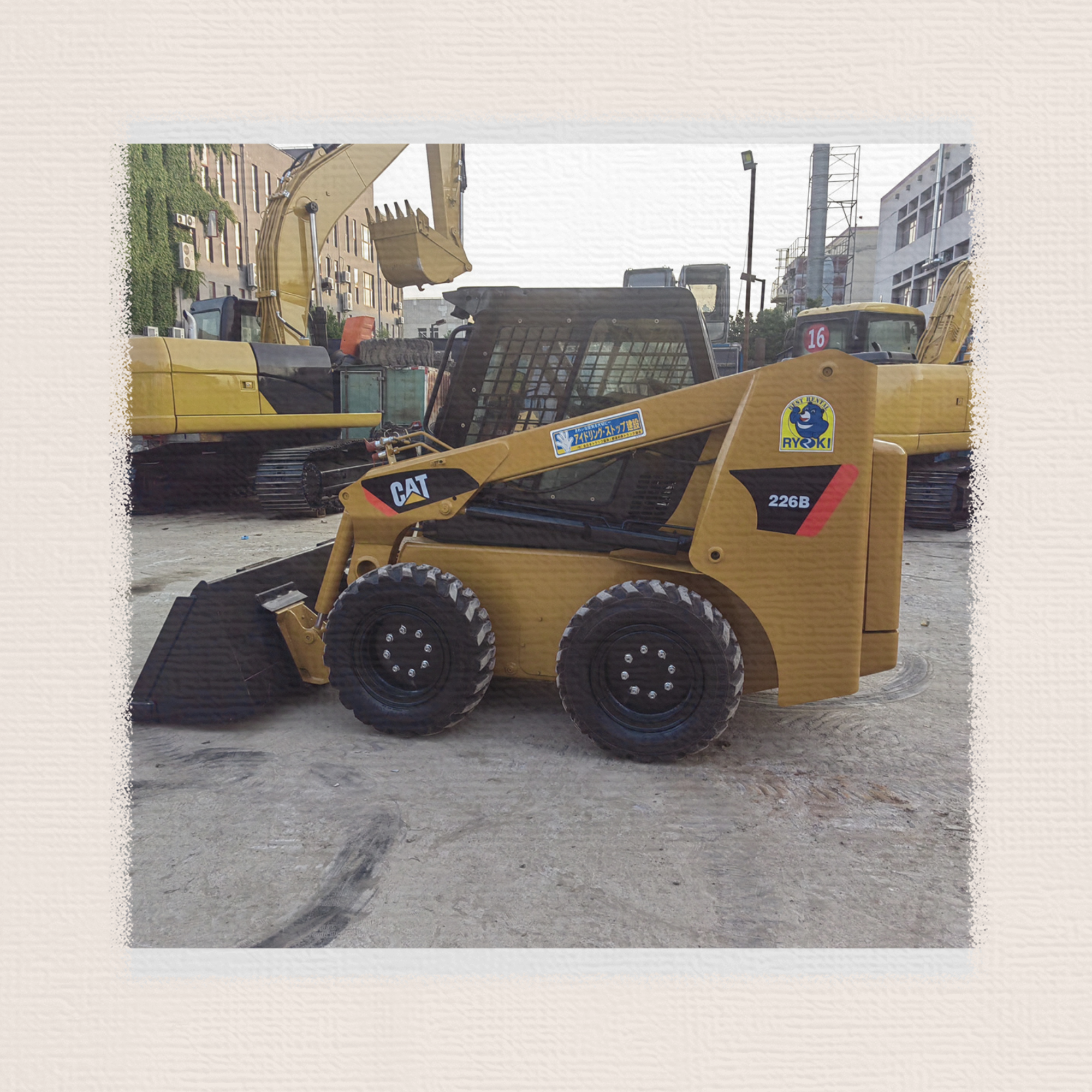 Used Skid Steer Loader Cat 226b Mini 226b Fully Hydraulic Wheel Skid Steer Caterpillar Front Loaders Provided Construction 1 Set