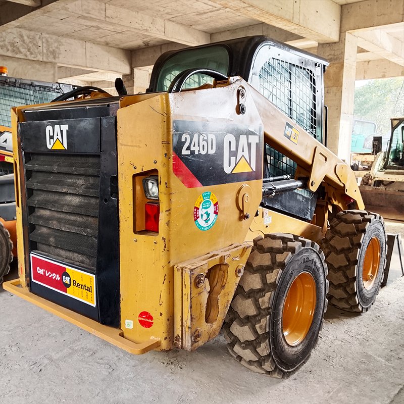 Multi Function Top Quality Used Skid Loader Cat 246D Small Mini Skid Steer Loader