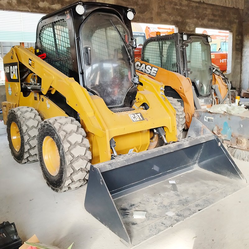 Multi Function Top Quality Used Skid Loader Cat 246D Small Mini Skid Steer Loader