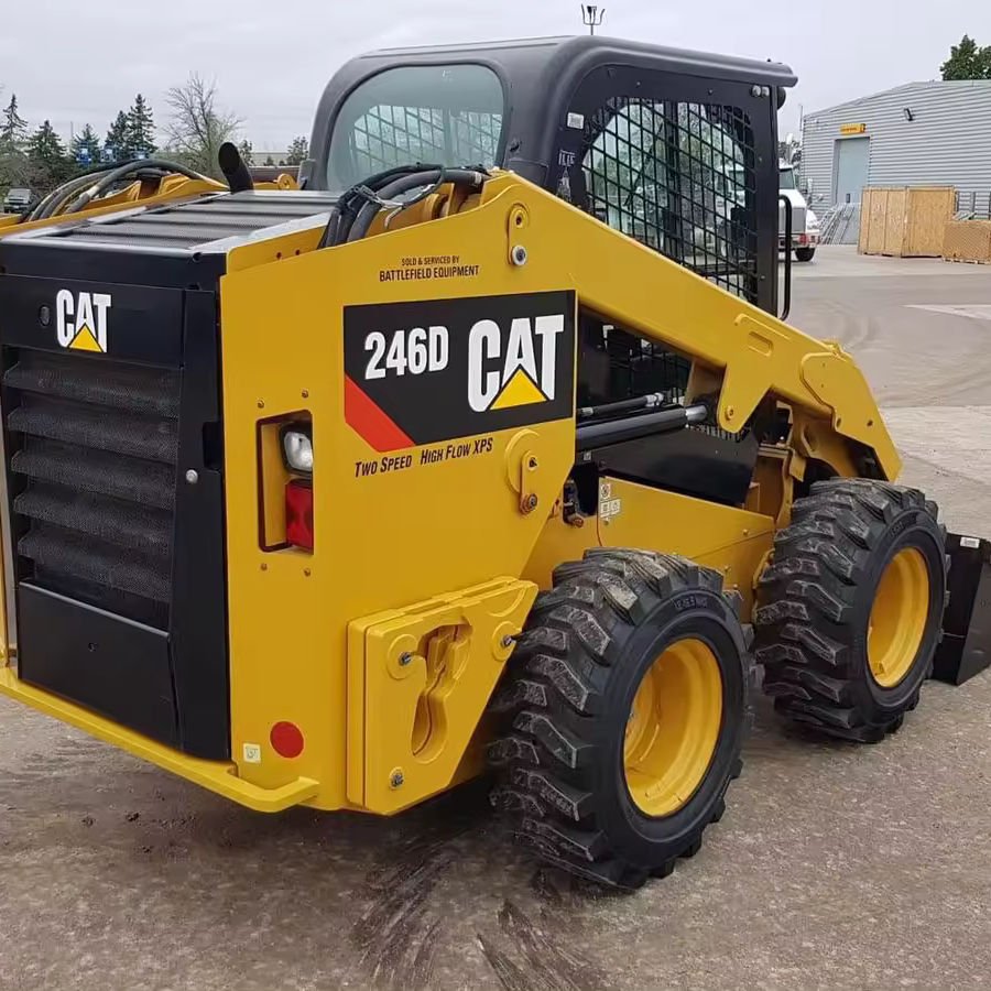 High Quality Used CAT 246C 3ton Mini Skid Steer Loaders At Low Working Hours With EPA/CE For Sale