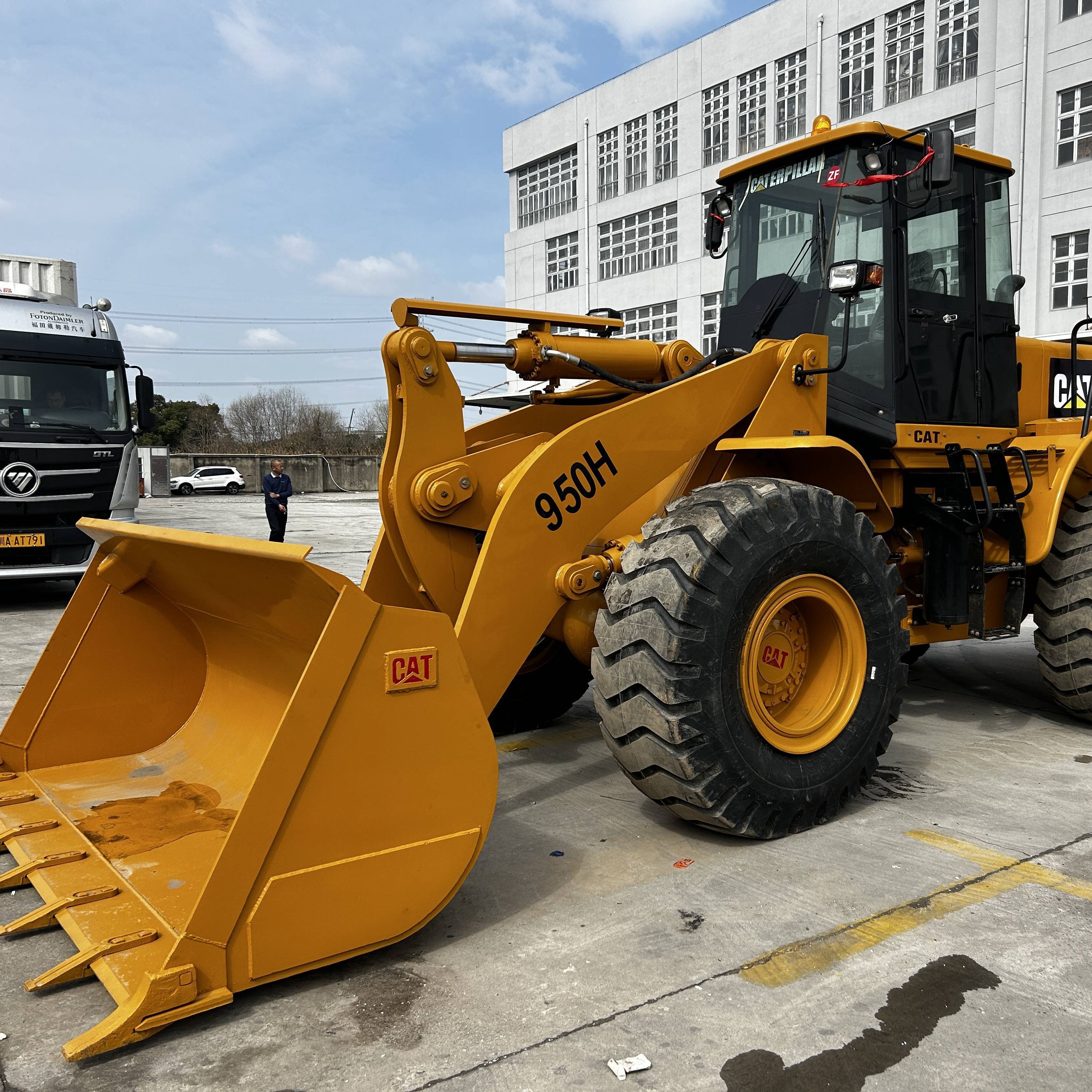 China Made Front Loader 950h 966f 966h Second Hand Machine 950h 966g 5 Ton Mini Used Cat 950H Wheel Loader