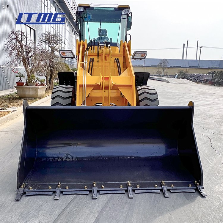 LTMG compact boom loader 2 ton 1.5ton 1.2ton 1ton mini front end wheel loader with AC Joystick