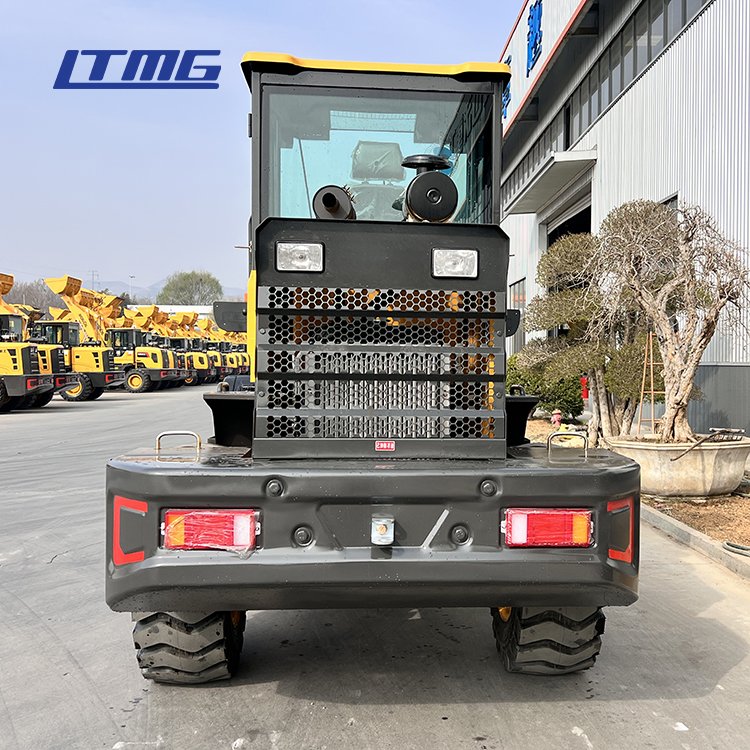 LTMG compact boom loader 2 ton 1.5ton 1.2ton 1ton mini front end wheel loader with AC Joystick