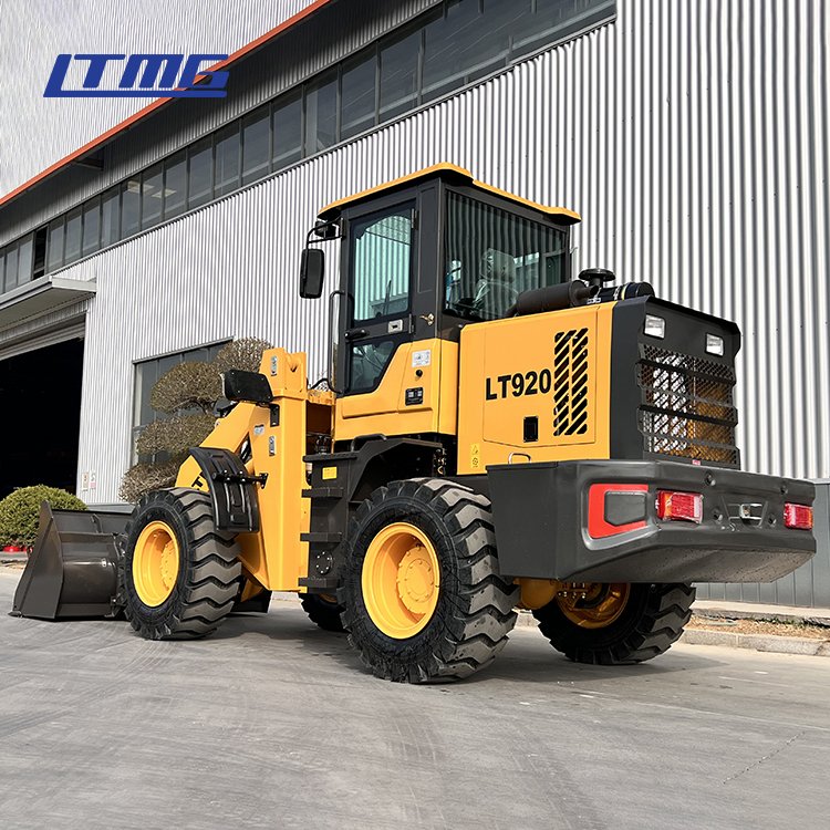 LTMG compact boom loader 2 ton 1.5ton 1.2ton 1ton mini front end wheel loader with AC Joystick