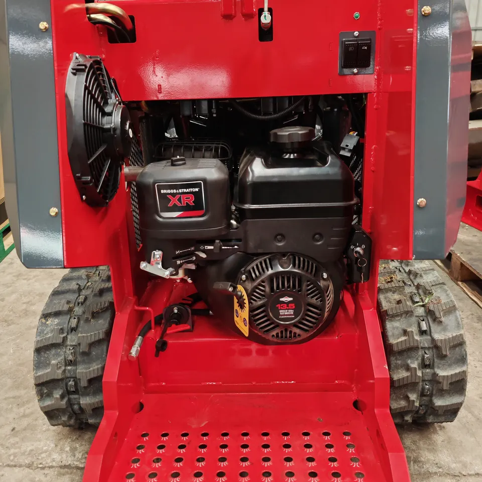 Mini sikd loader GOPHERS 320 stand on diesel mini skid steer loader for landscape and tree care