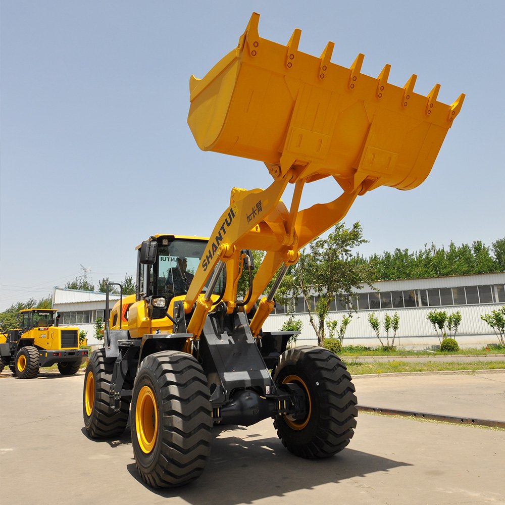 Shantui L55 Mini Front End Loader Electric Wheel Loader Includes Water Level Alarm Function Wheel Heavy 5Ton Loaders