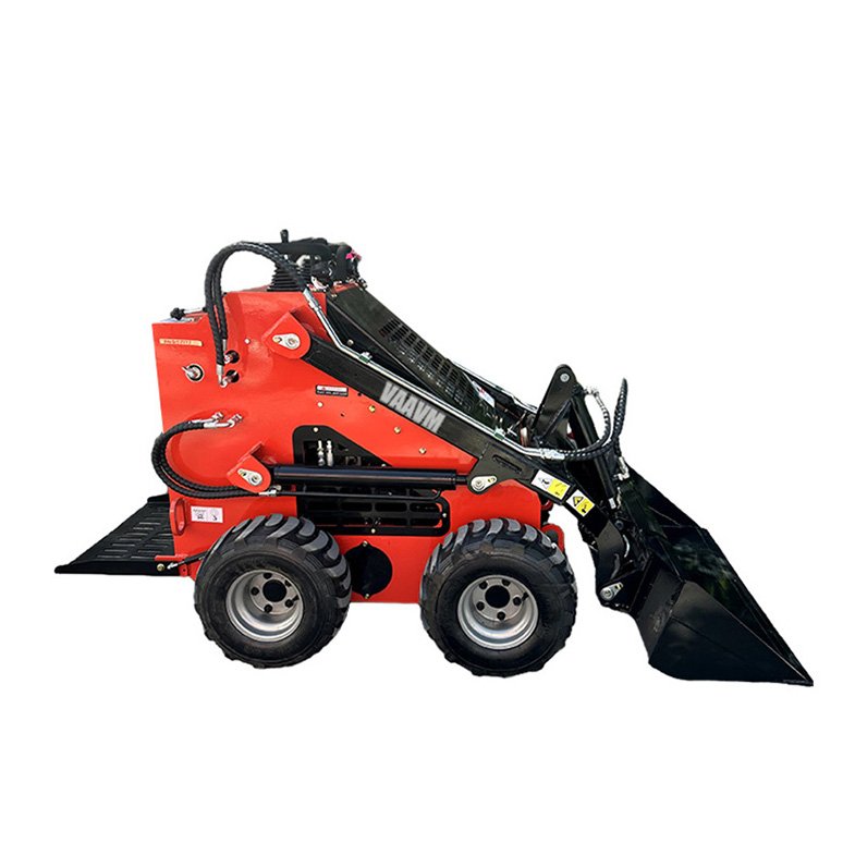 Super Power Gasoline Engine Vas380 Skid Steer Front End Loader