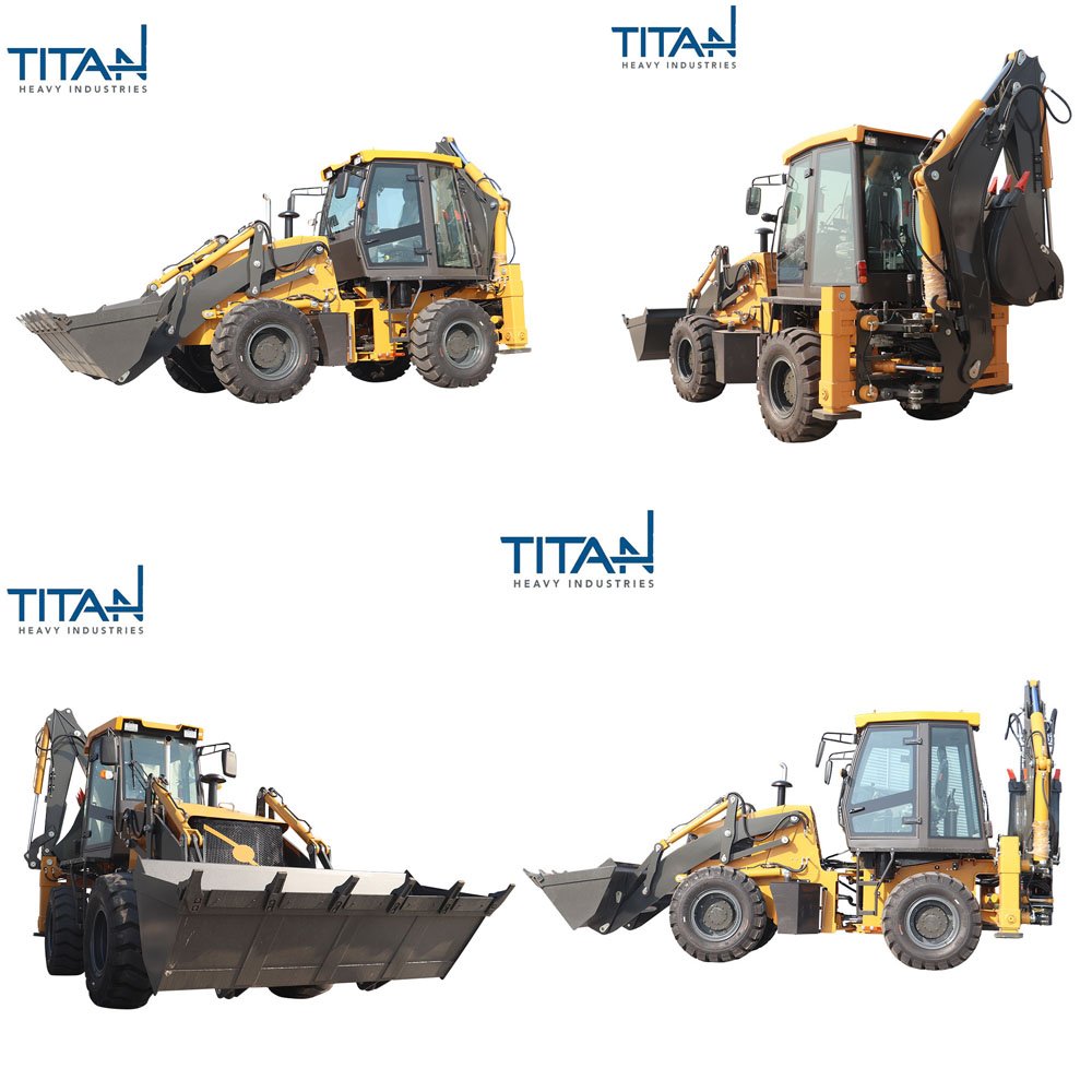 TL30-25 TITAN Backhoe Loader 2 Ton Rated Load Used Tractor Including Engine Pump Gearbox Bearing PLC Bucket Restaurant Retail