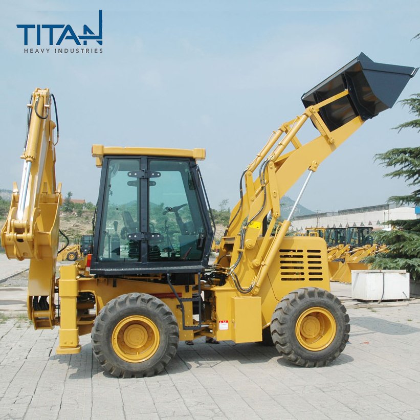 TL30-25 TITAN Backhoe Loader 2 Ton Rated Load Used Tractor Including Engine Pump Gearbox Bearing PLC Bucket Restaurant Retail