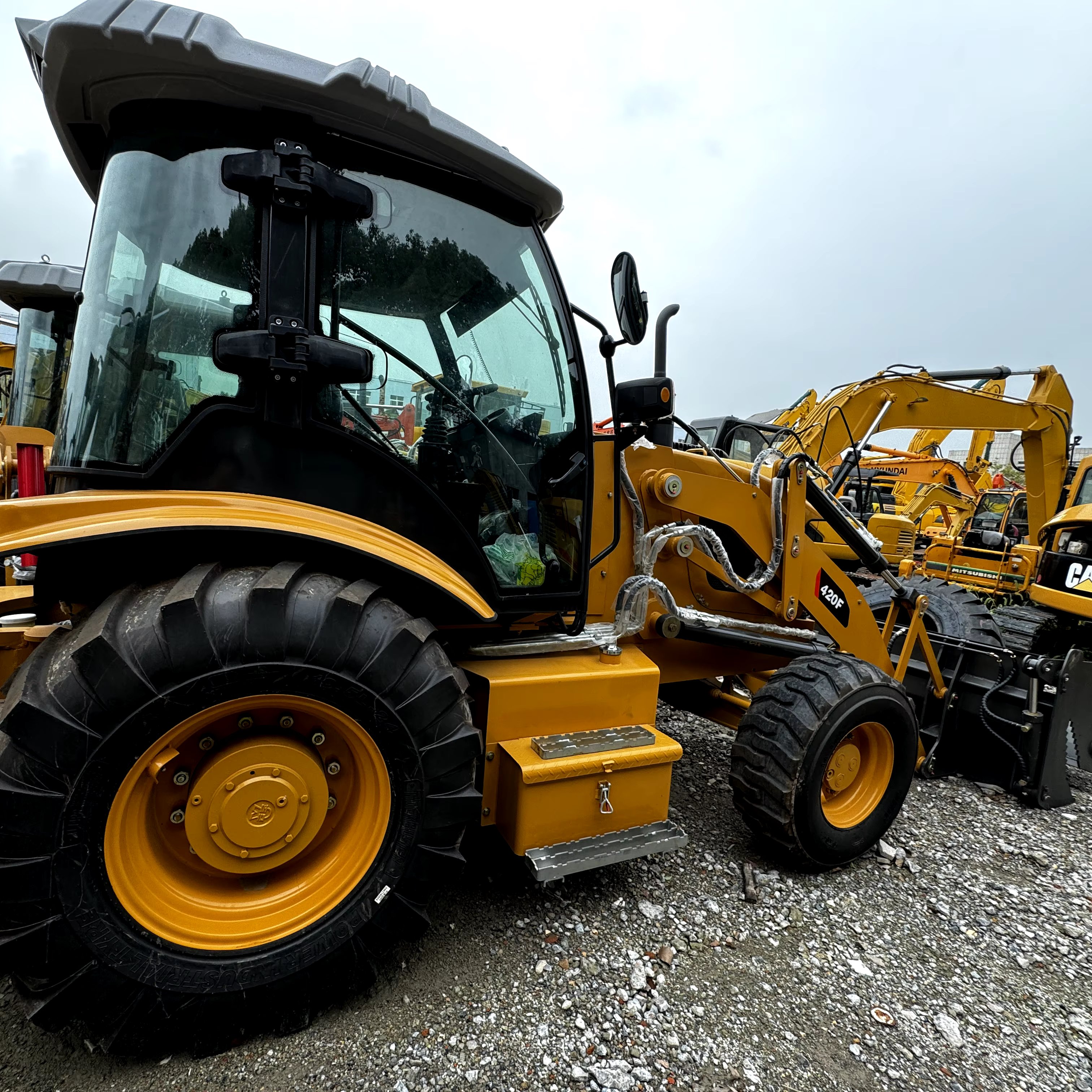 Good condition Cat 420f Backhoe Loader Caterpillar Wheels Second Hand Backhoe Loader used Loader