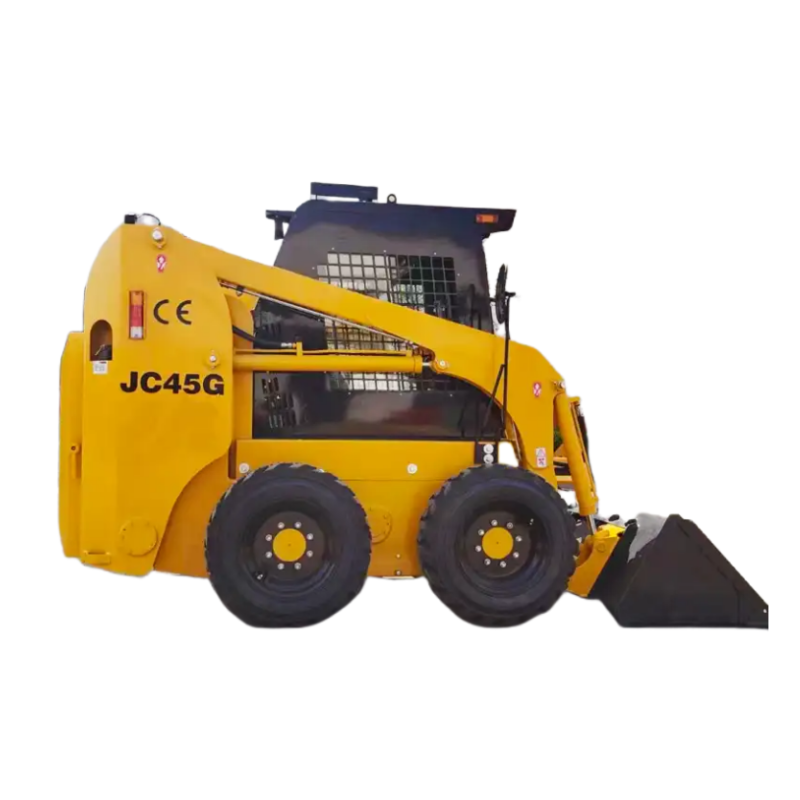 CE EPA high quality 4WD mini skid steer track loader with crawler small skid steer loader with 4in1 bucket attachment for sale