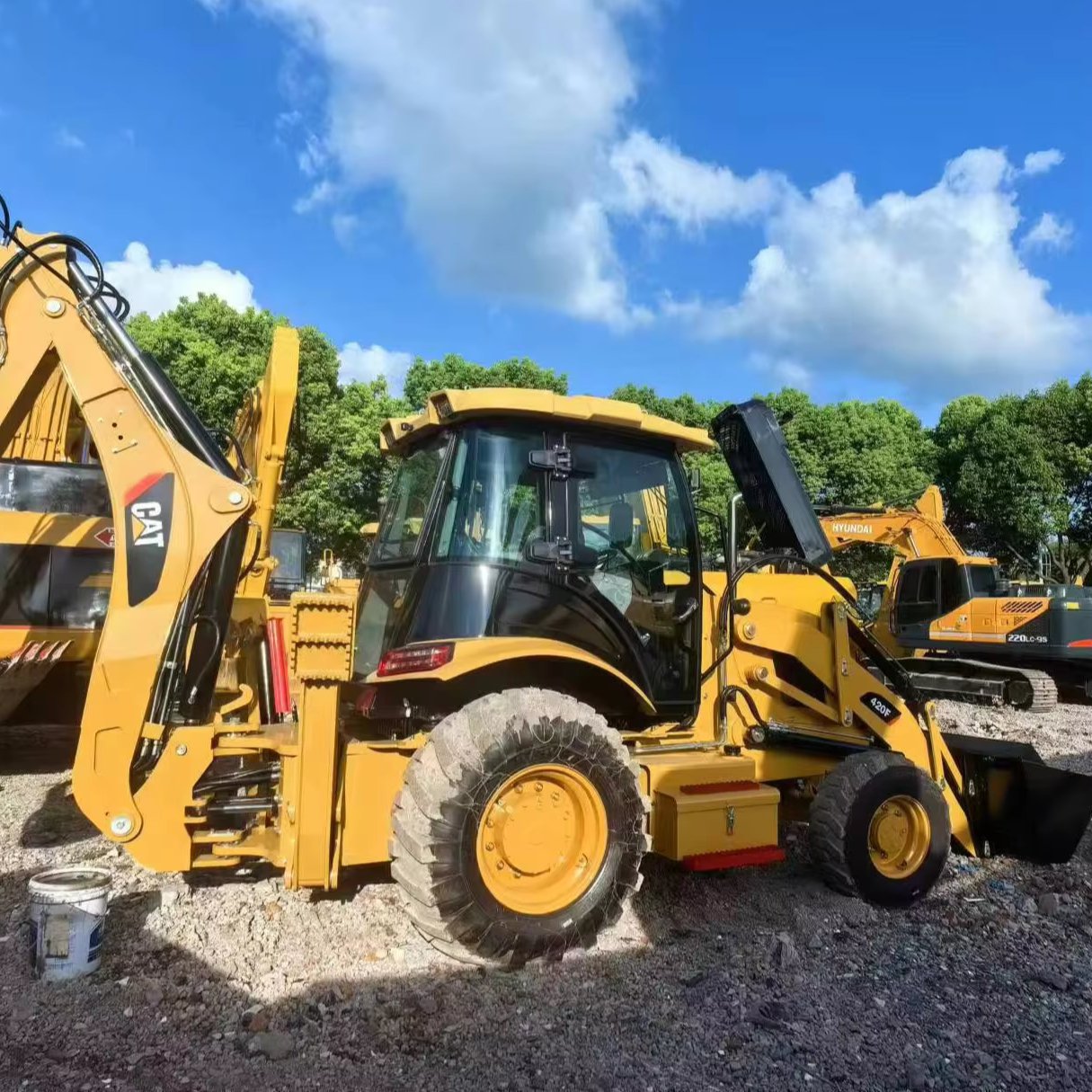 New nice quality backhoe CAT 420F load excavator 420F backhoe loader cheap in Shanghai
