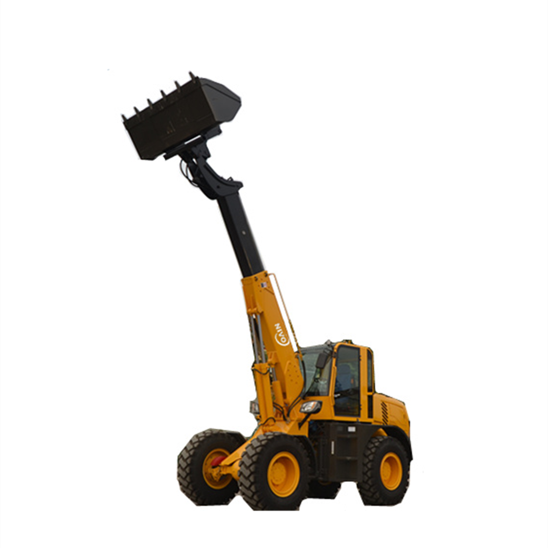NIVO NV3000 7ton hydraulic motor drive loader big front end loader or take telescopic boom or fork, large tilt bucket