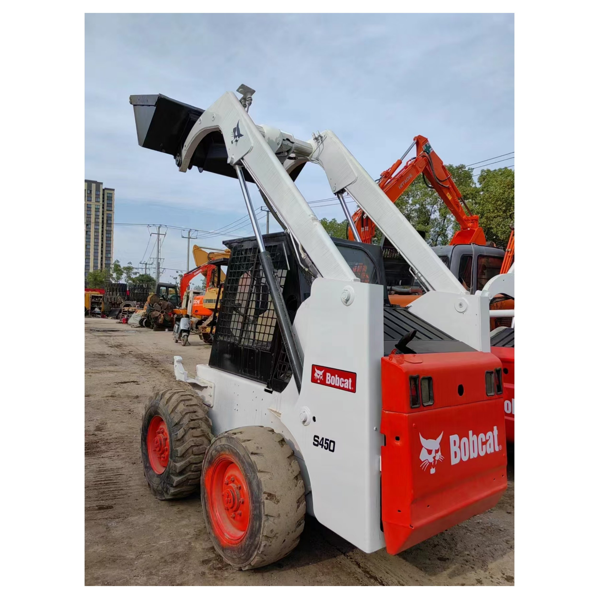 original japan Used Bobcat Skid Steer Loader S450 bobcat excav used