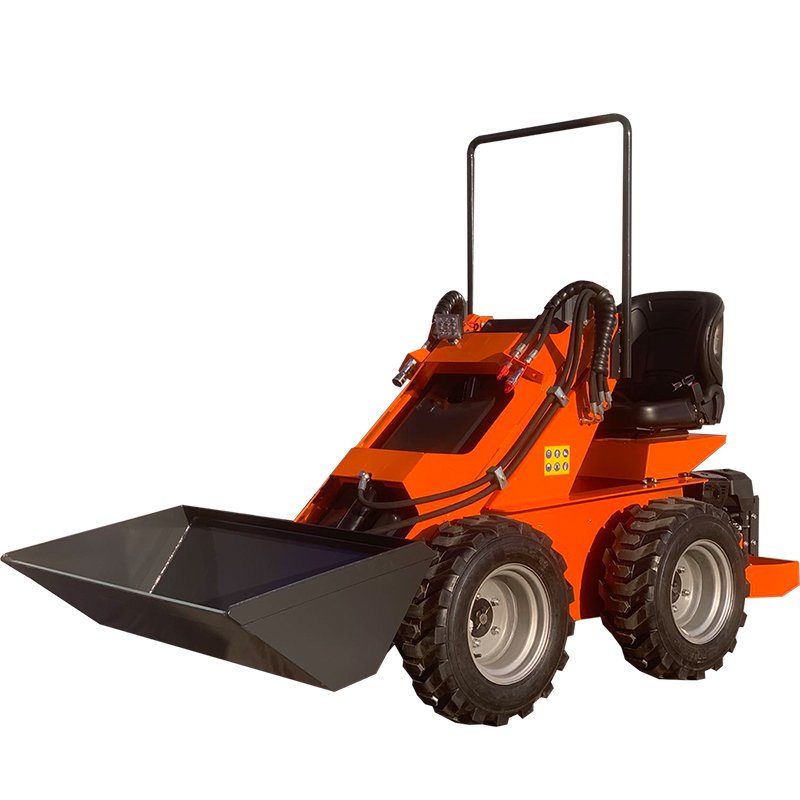 Mini Tractor 4x4 Front Skidsteer Loader/mini Skid Steer Hydraulic Engine Wheel Loader
