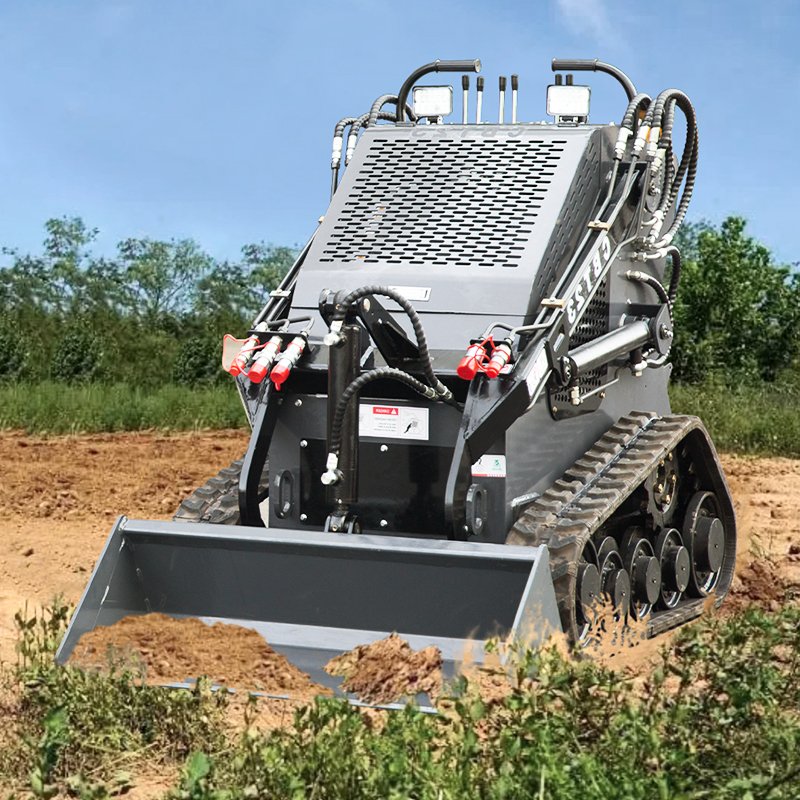 Shovel loading construction materials used 2 cylinders gasoline briggs&stratton skid steer loader price supplier