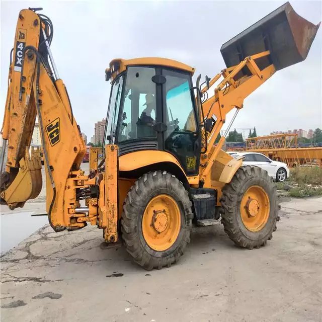 Second Hand Construction Work Machine J CB 3CX Used Tractor Backhoe Wheel Loader with Equipment