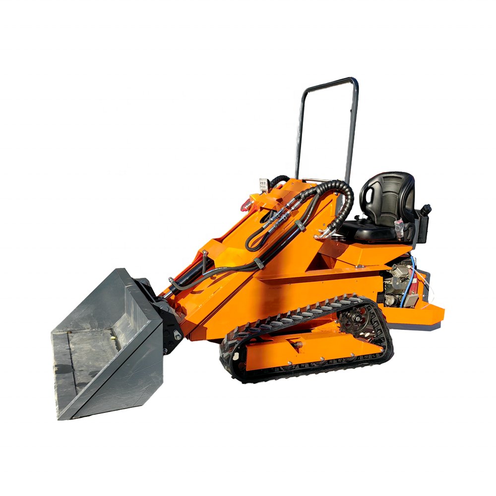 RIMA Front Loader Construction Machinery with 500kg Bucket Capacity Engine Core Component for Attachments Mini Skid Steer Loader