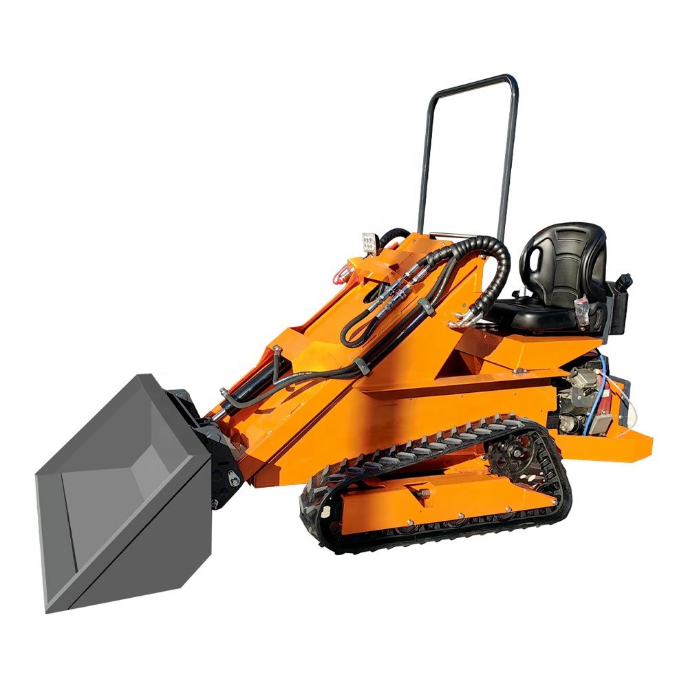 RIMA Front Loader Construction Machinery with 500kg Bucket Capacity Engine Core Component for Attachments Mini Skid Steer Loader