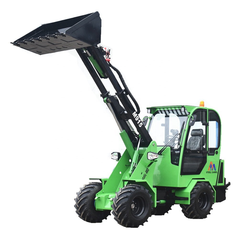 Steel Camel M915 4wd mini wheel loader with world famous engine similar with avant and multione compact loaders