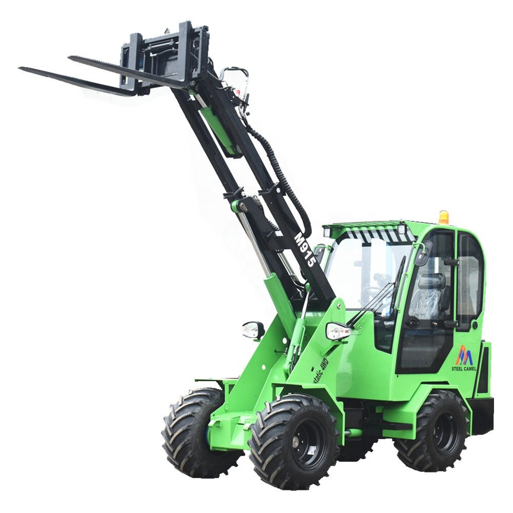 Steel Camel M915 4wd mini wheel loader with world famous engine similar with avant and multione compact loaders