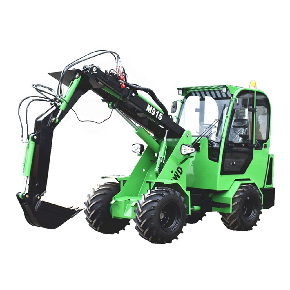 Steel Camel M915 4wd mini wheel loader with world famous engine similar with avant and multione compact loaders