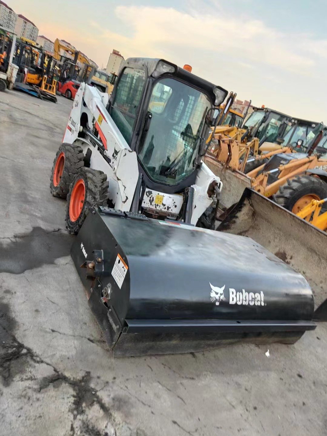 USED BOBCAT S550 MINI SKID STEER LOADER SECOND-HAND MINI WHEEL LOADER IN GOOD CONDITION
