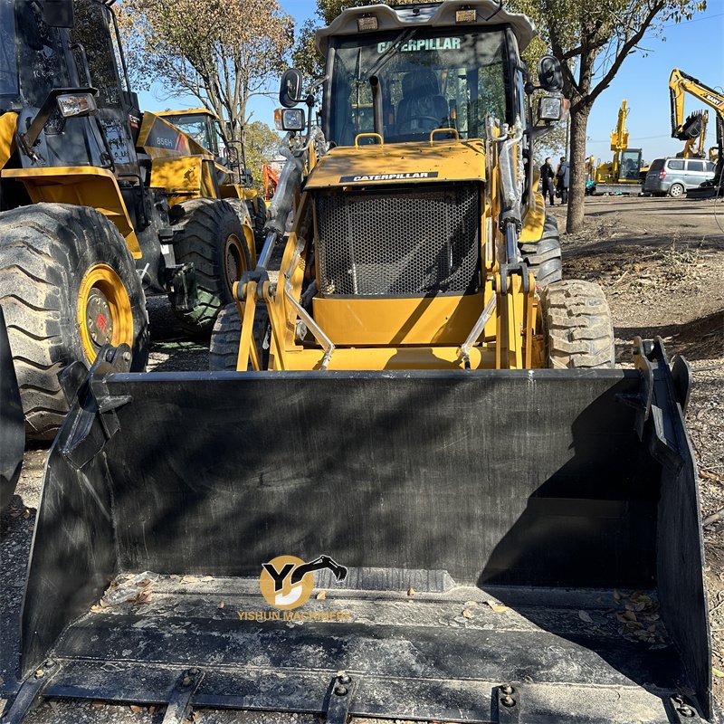 Yishun Stable Condition CAT420 Used Backhoe Caterpillar Loader Excavator for Construction