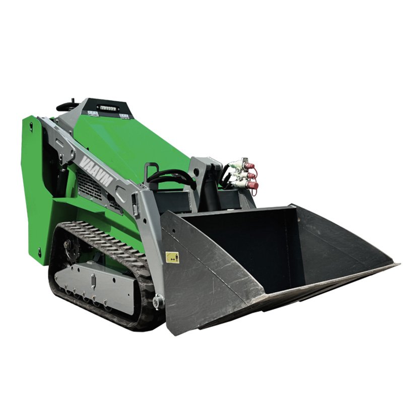 VAAVM VAS001 Compact Hydraulic Skid Loader 1400kg With Mulcher Attachments