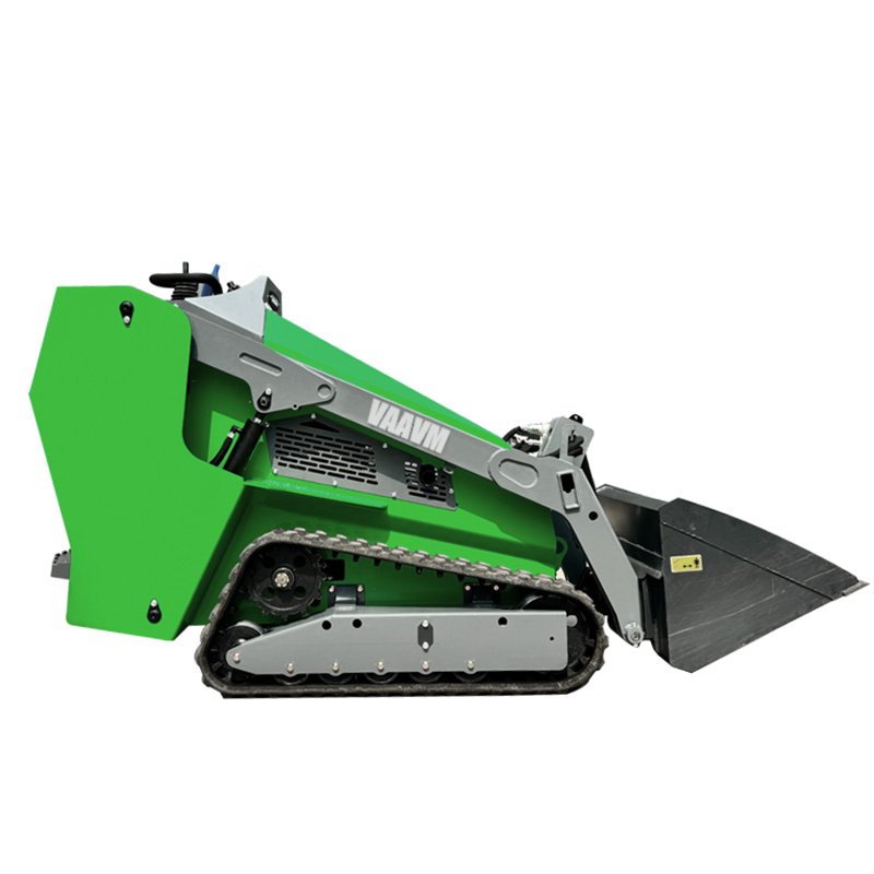 VAAVM VAS001 Compact Hydraulic Skid Loader 1400kg With Mulcher Attachments