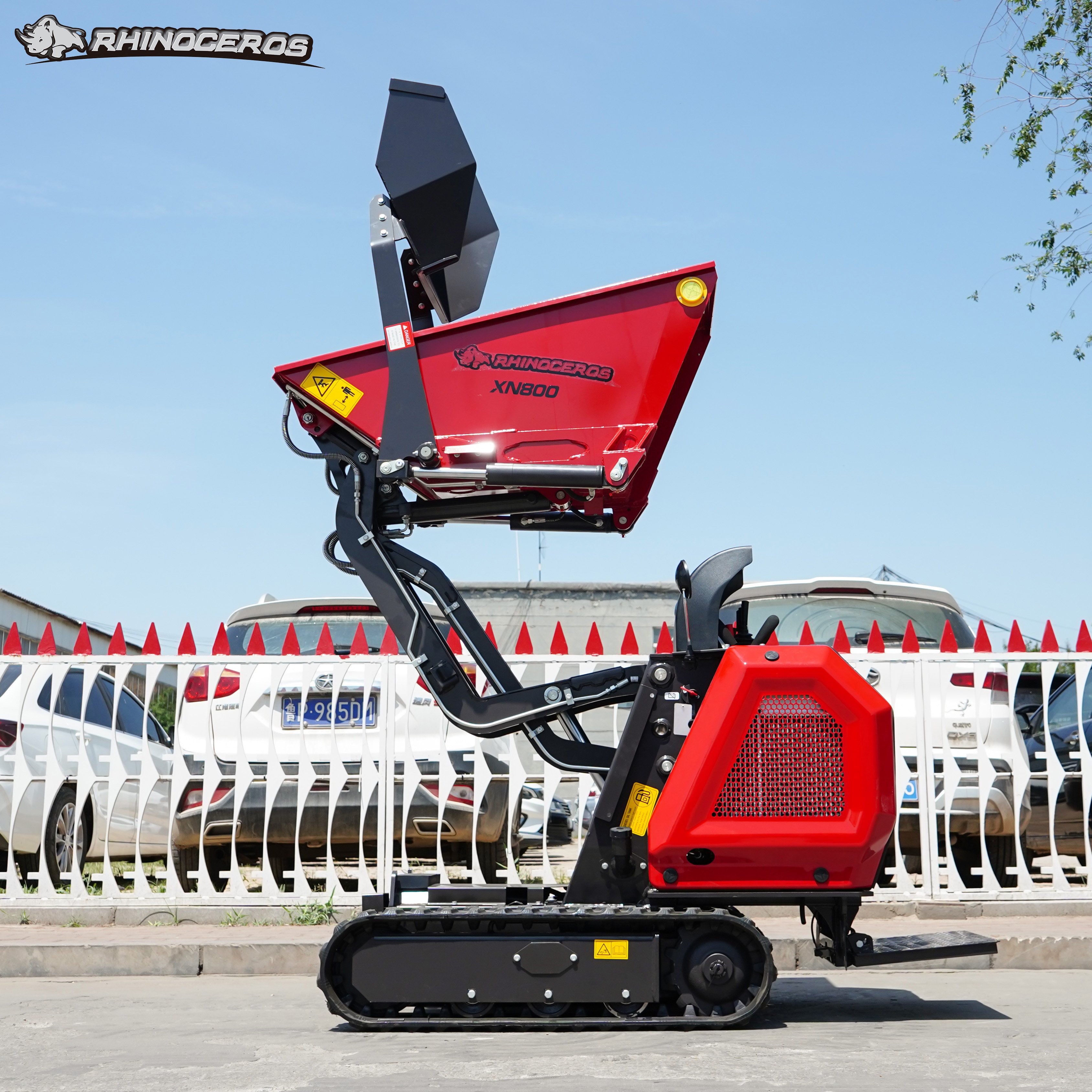 Mini Crawler Dumper Truck Used New Condition Motor Wheelbarrow Track Site Dumper Farm Work Mini Loader Core Engine Pump