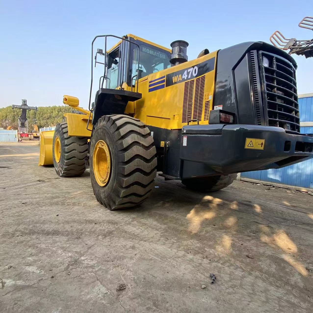 New arrival komatsu wa470-6 wheel loader for sale used original japan brand komatsu wa380 470-3 470-6 in stock