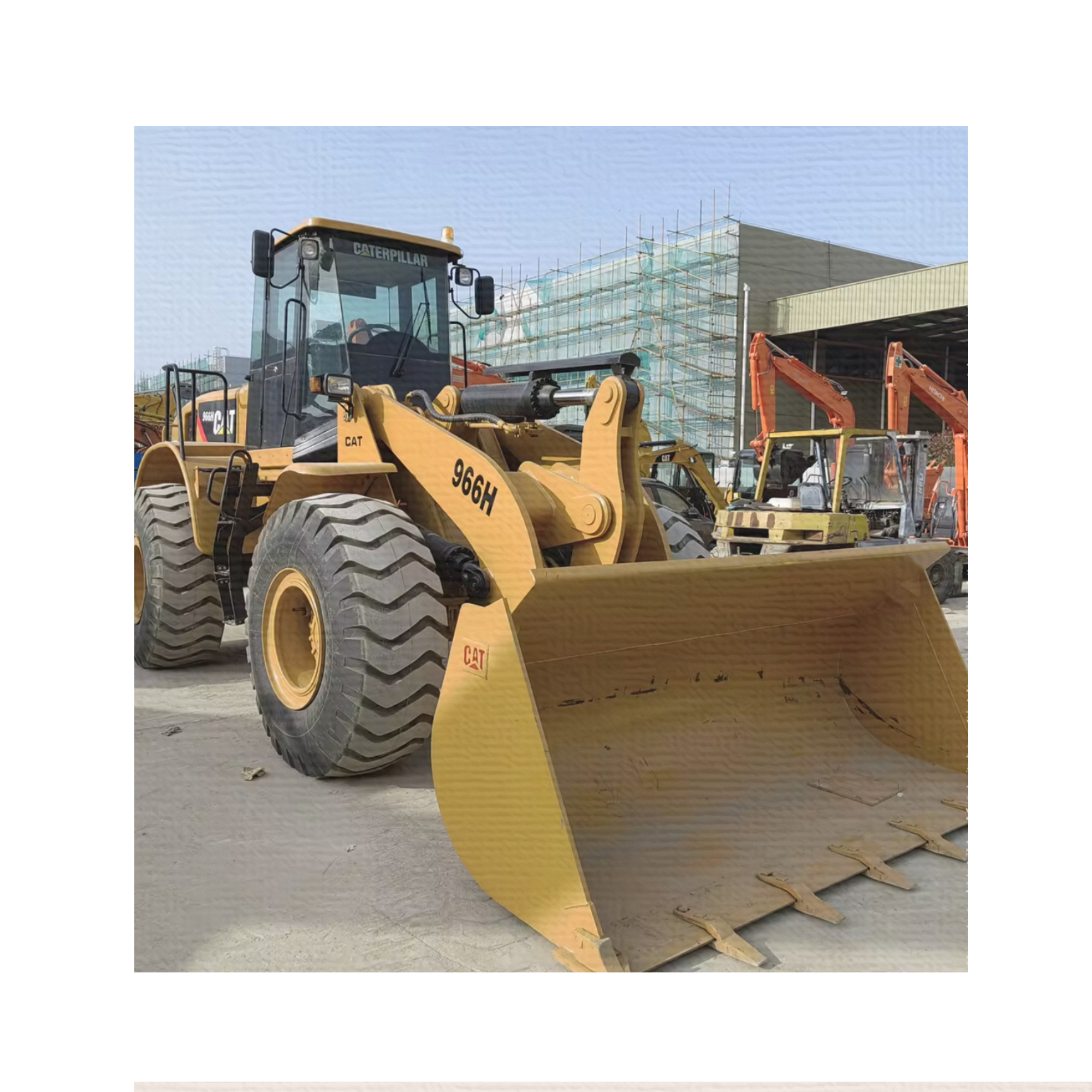 Used Caterpillar 966h Front Wheel Loaders original Cat 966h Wheel Loader Used loader cheap for sale in Shanghai