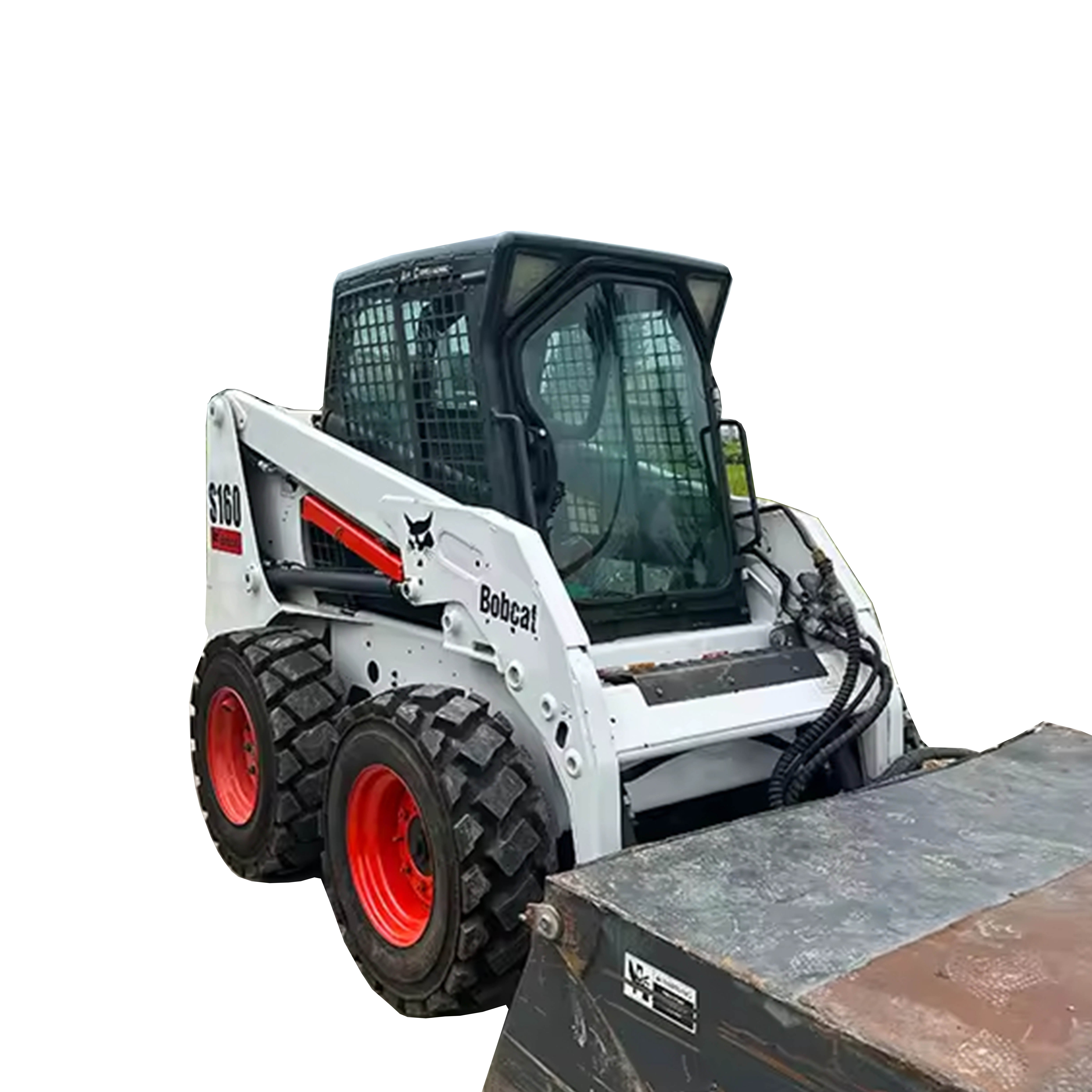 Used wheel skid steer loader with Kubota engine Crawler Loaders compact track loaders Bobcat S160 2.7 ton